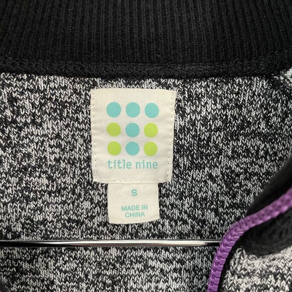 Title Nine Wool Full Zip Sweater Jacket Fair Isle Womens S Hiking Ski Mountain - Picture 2 of 10